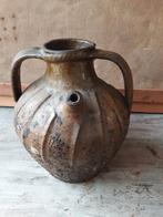 Oude walnootolie kruik., Ophalen of Verzenden