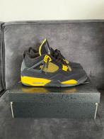 Nike Air Jordan 4 Retro Thunder - Maat 45, Kleding | Heren, Schoenen, Ophalen of Verzenden, Zo goed als nieuw, Zwart, Sneakers of Gympen