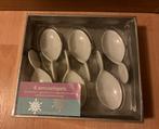 6 Amuselepels Porselein - Nieuw in verpakking!, Huis en Inrichting, Keuken | Bestek, Overige materialen, Nieuw, Ophalen of Verzenden