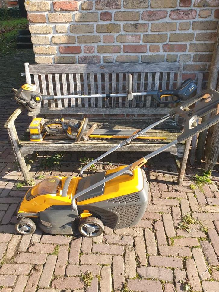 Te koop Stiga 48v AE tuingereedschap set., Tuin en Terras, Hand-tuingereedschap, Gebruikt, Ophalen of Verzenden