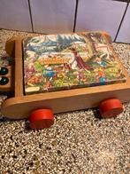 Blokkenkar met sprookjes puzzel, Ophalen of Verzenden