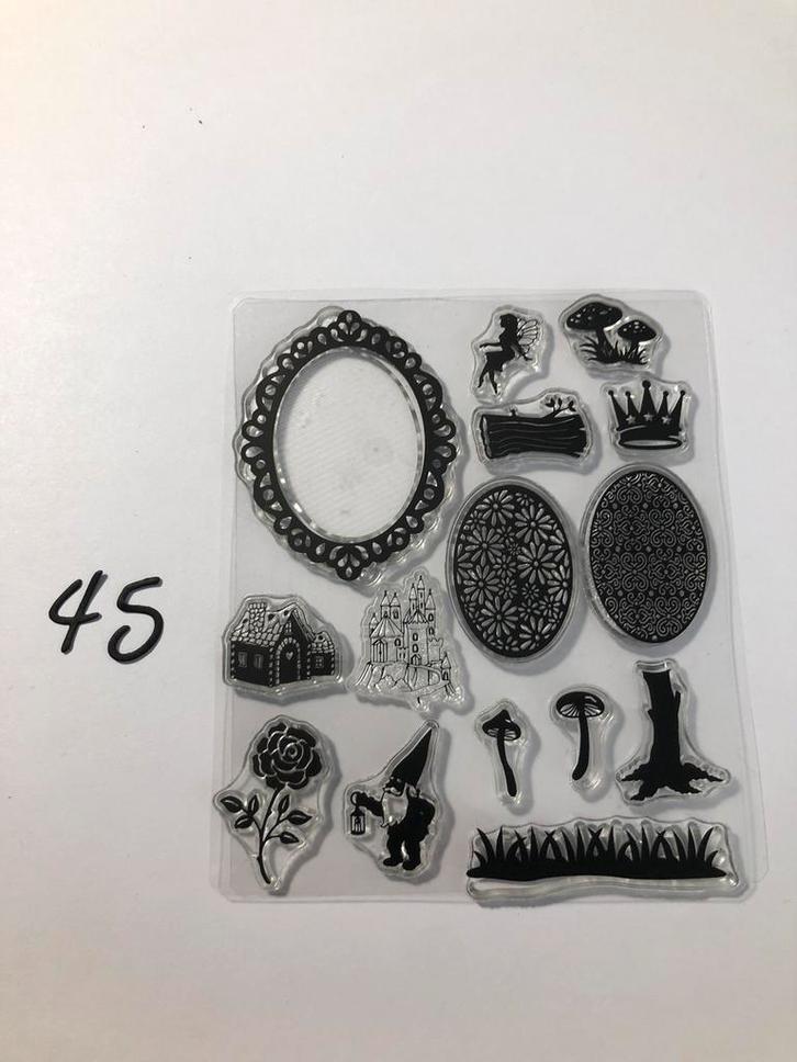 Stempels deel 19, Hobby en Vrije tijd, Stempelen, Zo goed als nieuw, Clearstamp, Ophalen of Verzenden