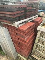 rubbertegels 50x50x6, 50x25x6 cm, Tuin en Terras, Tegels en Klinkers, Ophalen, Rubber, Zo goed als nieuw, 10 m² of meer