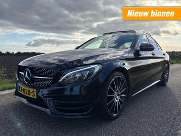 Mercedes-benz C-KLASSE 180 AMG NIGHT EDITION / B&O / LEER /  beschikbaar voor biedingen