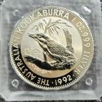 1 ounce kookaburra 1992, Postzegels en Munten, Edelmetalen en Baren, Ophalen of Verzenden