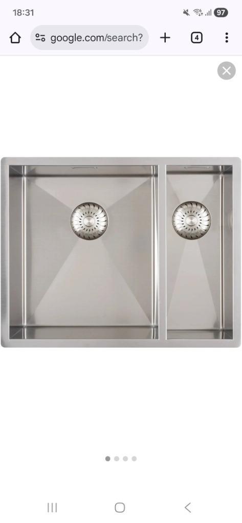 Caressi Spoelbak Keuken, Huis en Inrichting, Keuken | Keukenelementen, Nieuw, Minder dan 100 cm, 50 tot 100 cm, 25 tot 50 cm, Overige kleuren