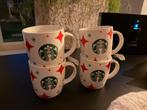 Starbucks Mokken - Set van 4 - koffie mok, Verzamelen, Sleutelhangers, Ophalen, Zo goed als nieuw, Merk
