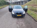 BMW 5-Serie 2.5 I 523 AUT 2008 Blauw, Auto's, BMW, Achterwielaandrijving, 1800 kg, Zwart, Blauw
