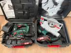 Parkside cirkelzaag en decoupeerzaag 18v inclusief batterij, Decoupeerzaag, Ophalen of Verzenden, Zo goed als nieuw, 30 tot 70 mm