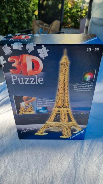 Ravensburger 3D Puzzel Eiffeltoren LED beschikbaar voor biedingen