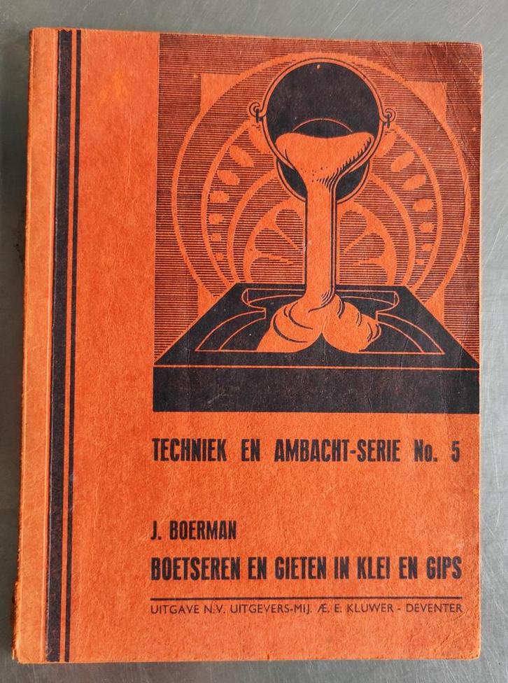 Boetseren en Gieten in Klei en Gips - J. Boerman, Boeken, Techniek, Gelezen, Overige onderwerpen, Ophalen of Verzenden