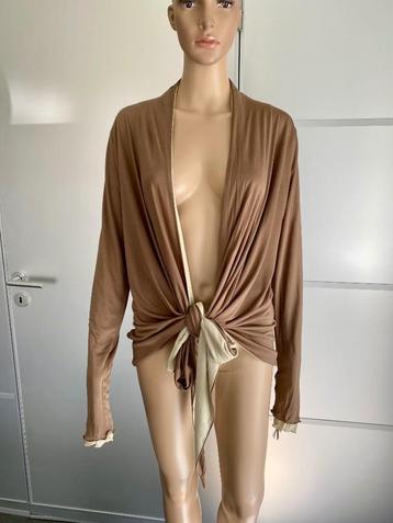 i377 Nieuw: The Barn maat XXL=44/46 designer overslag-vest beschikbaar voor biedingen