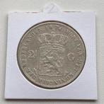 Zilveren Rijksdaalder Zilver uit 1874 van Willem III, Koning Willem III, Verzenden, Zilver, Losse munt