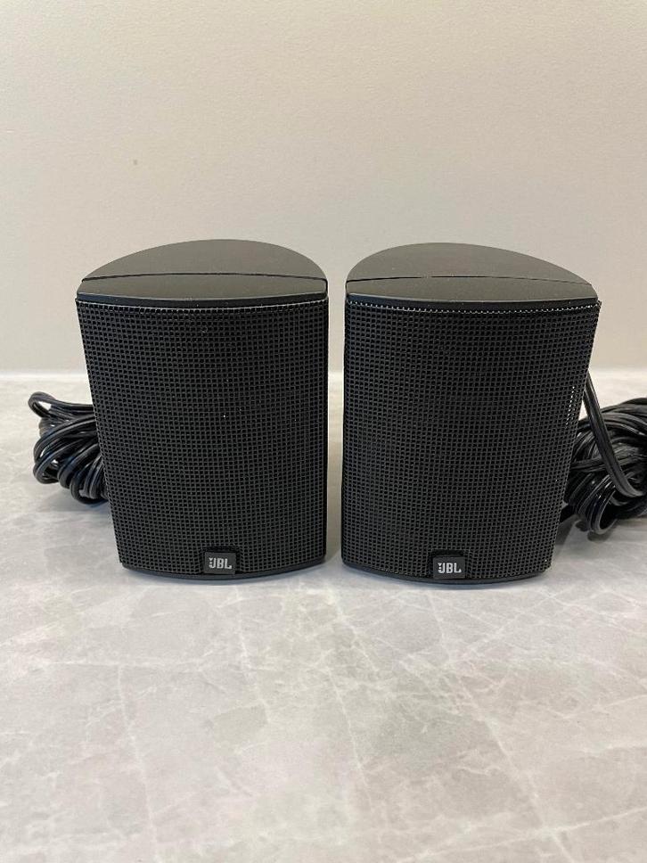 JBL 75SAT – Compacte Satelliet Speakers (Set van 2), Audio, Tv en Foto, Luidsprekers, Gebruikt, Front, Rear of Stereo speakers