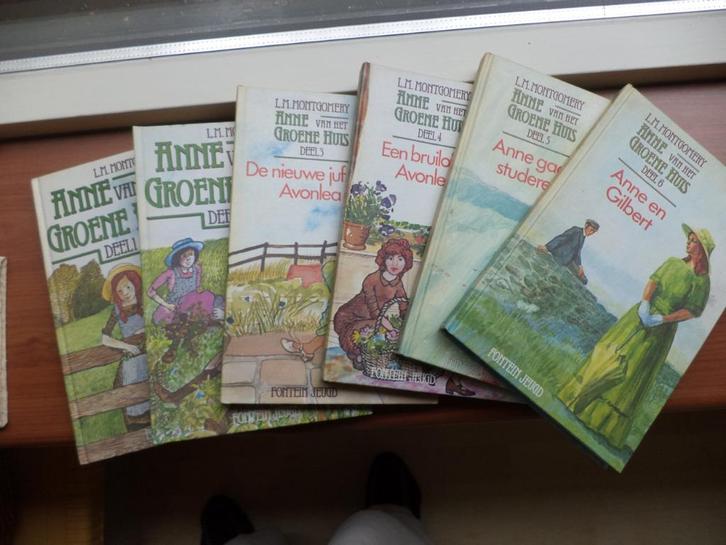LM Montgomery, Anne van het Groene Huis 6 delen, keurig, Boeken, Kinderboeken | Jeugd | 10 tot 12 jaar, Zo goed als nieuw, Ophalen of Verzenden