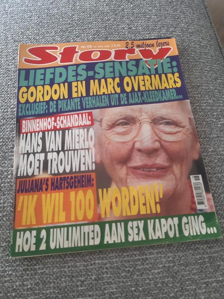 18.Story 1996. Prinses Juliana. 2 unlimited. Hans van Mierlo, Verzamelen, Tijdschriften, Kranten en Knipsels, Tijdschrift, 1980 tot heden