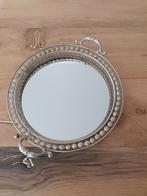 Dienblad met spiegel 40 cm groot, Antiek en Kunst, Ophalen of Verzenden, Minder dan 50 cm