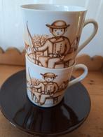 6 kop en schotel, Huis en Inrichting, Keuken | Servies, Overige materialen, Gebruikt, Ophalen of Verzenden, Overige stijlen