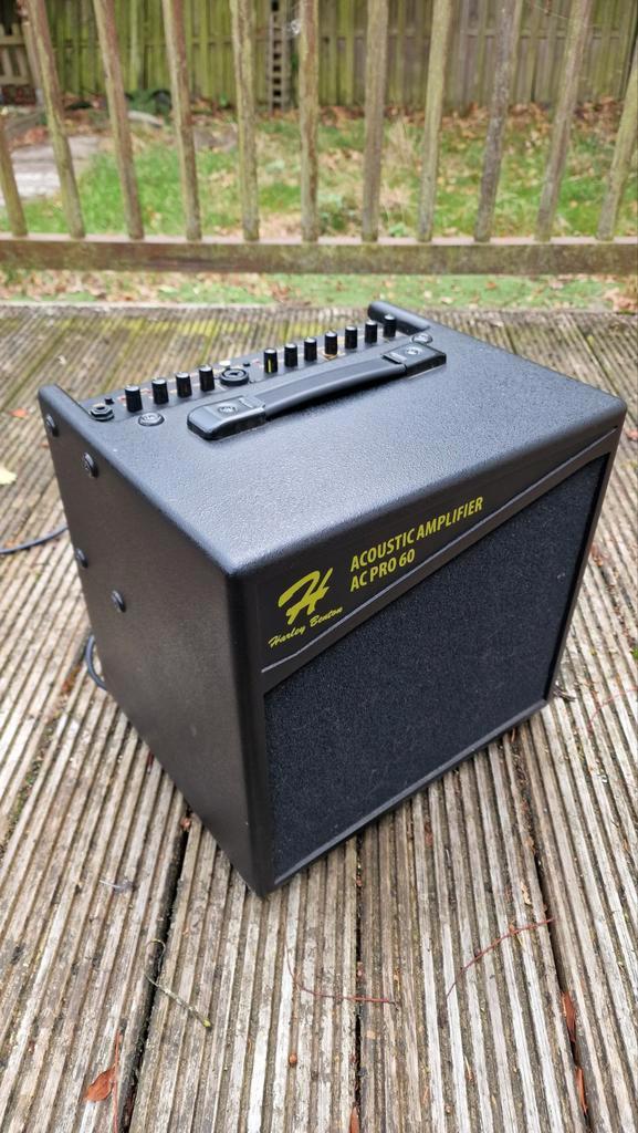 Harley Benton AC Pro 60 Akoestische Versterker, Muziek en Instrumenten, Versterkers | Bas en Gitaar, Gebruikt, Gitaar, 50 tot 100 watt
