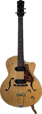 Godin 5th Avenue CW Kingpin II Natural in TRIC case zgan, Ophalen, Zo goed als nieuw, Hollow body, Overige merken