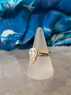 Aquamarijn topaas geluk beschermt intuïtie harmonie balans, Sieraden, Tassen en Uiterlijk, Ringen, Blauw, Nieuw, Ophalen of Verzenden