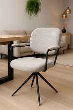 Eetkamerstoel Henk - moderne eetkamerstoelen Henk design, Ophalen of Verzenden, Nieuw, Stof, Vijf, Zes of meer stoelen