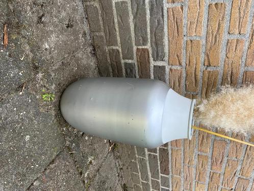 vazen met pluimen 2 stuks vaas met pluim decortatie, Huis en Inrichting, Woonaccessoires | Vazen, Gebruikt, Wit, 50 tot 75 cm