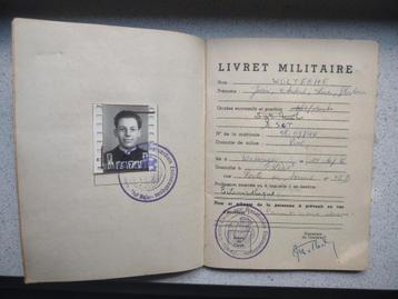 Militair paspoort België 1958 Brancardiers Geneeskundig GNK beschikbaar voor biedingen