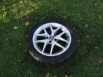 Saab 9-3,9-5 alu Saab  Aero velgen met zomerbanden 17 inch, Auto-onderdelen, Ophalen, Gebruikt, Banden en Velgen, 17 inch