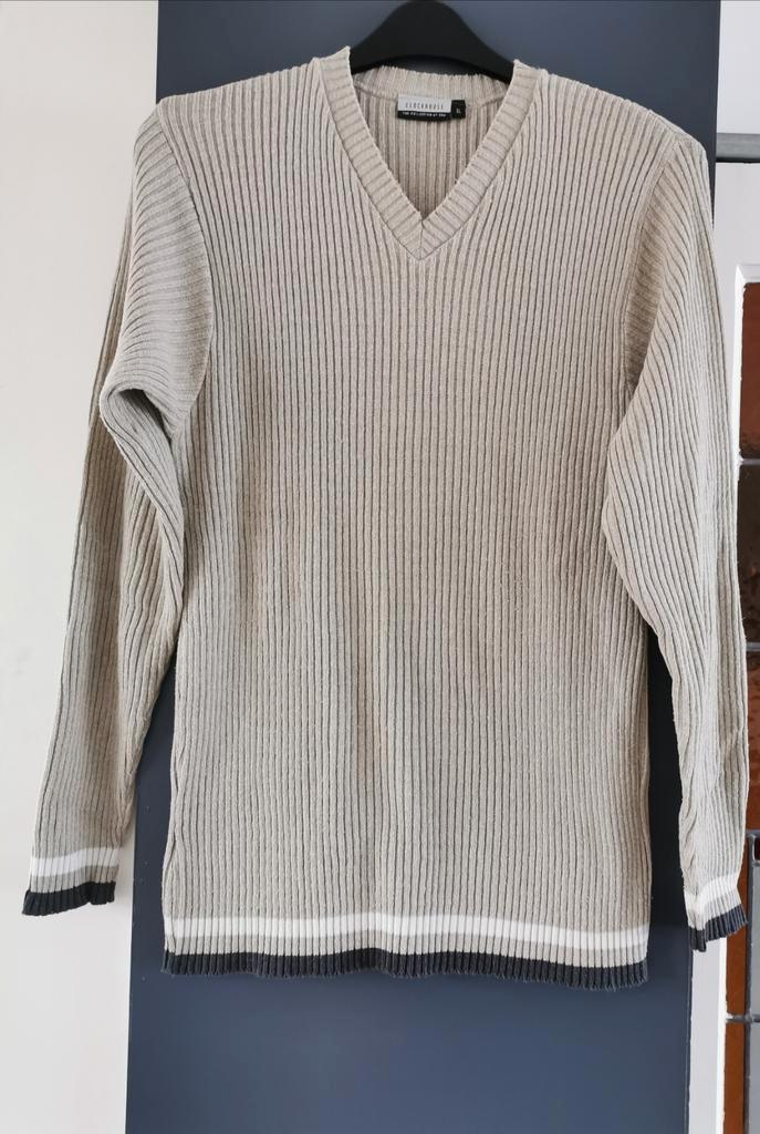 Clockhouse heren trui mt. M, Kleding | Heren, Truien en Vesten, Zo goed als nieuw, Maat 48/50 (M), Beige, Verzenden