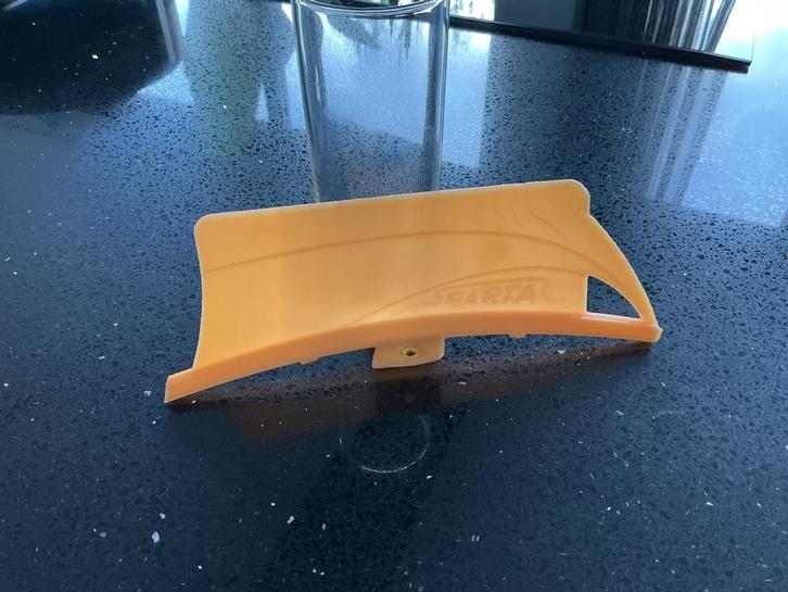 ORIGINEEL SPARTA GEEL SPATBORD PLAATJE ZEER GAAF ! BIEDEN !, Fietsen en Brommers, Brommeronderdelen | Oldtimers, Zo goed als nieuw