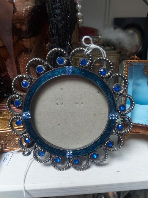 Mooi sierlijk bewerkt Brocante fotolijstje, Antiek en Kunst, Curiosa en Brocante, Ophalen of Verzenden