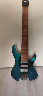 7 string headless Ibanez Q547-BMM, Ophalen of Verzenden, Zo goed als nieuw, Ibanez