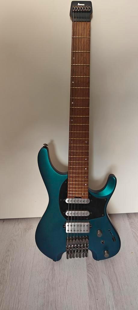 7 string headless Ibanez Q547-BMM, Muziek en Instrumenten, Snaarinstrumenten | Gitaren | Elektrisch, Zo goed als nieuw, Ibanez