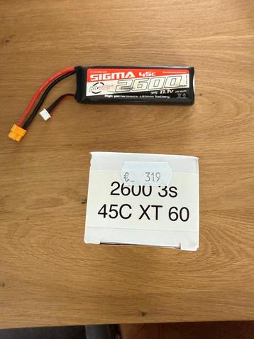 Sigma 2600mah accu beschikbaar voor biedingen