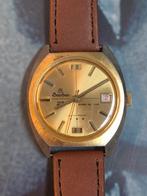 Vintage horloge Bourbon 23rd street, mechanisch handopwinder, Sieraden, Tassen en Uiterlijk, Horloges | Antiek, Staal, Polshorloge
