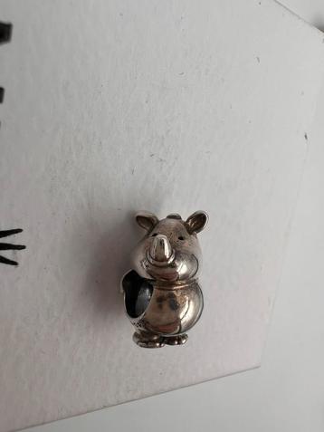 Pandora bedel rhino nijlpaard beschikbaar voor biedingen
