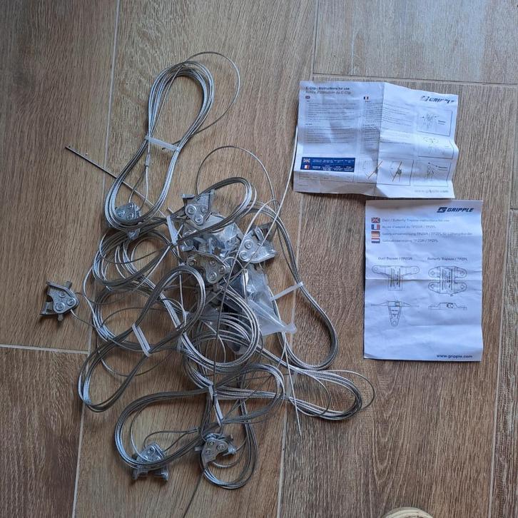 gripple  ophangsysteem, Doe-het-zelf en Verbouw, IJzerwaren en Bevestigingsmiddelen, Nieuw, Overige typen, 250 mm of meer, Rvs