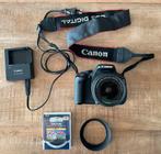 Canon 600D incl lens 18-55, batterij en lader, Ophalen, Zo goed als nieuw, Spiegelreflex, Canon