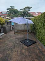 Zweefparasol met voet, Tuin en Terras, Parasols, Gebruikt, Kantelbaar, Zweefparasol, 2 tot 3 meter