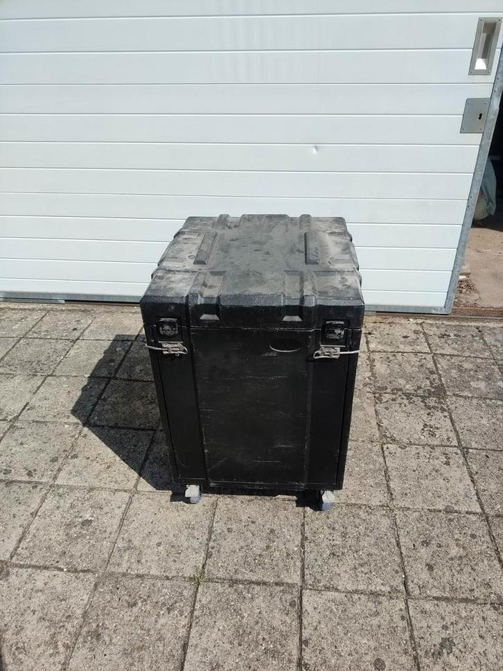 19inch flightcase, 19inch rack, zonder inhoud, Huis en Inrichting, Woonaccessoires | Kisten, Zo goed als nieuw, Minder dan 50 cm