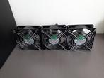 3 st. nieuwe ventilatoren 220 v. SUNON 120x120x38mm., Computers en Software, Overige Computers en Software, Ophalen of Verzenden
