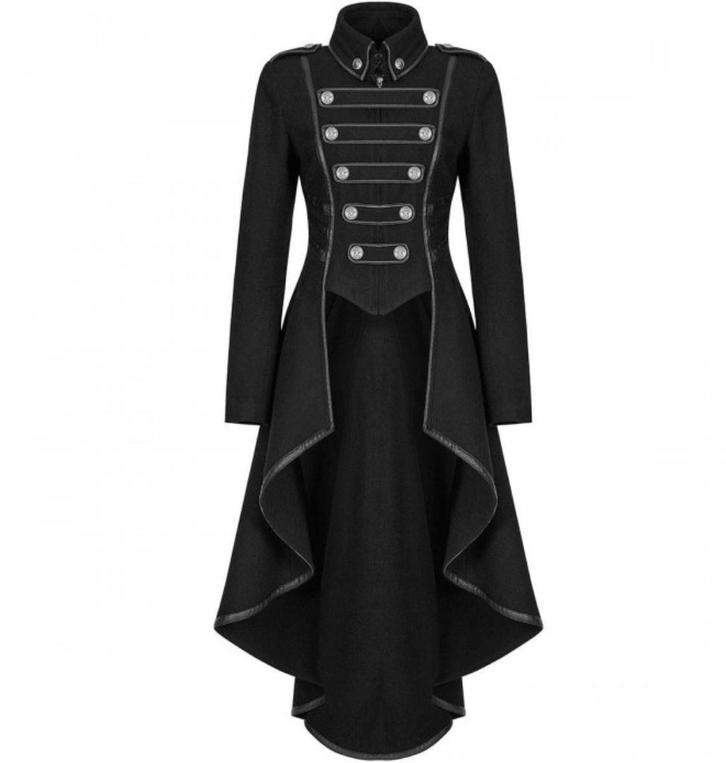 Zwarte victoriaanse dames jas (gothic steampunk renaissance), Kleding | Dames, Carnavalskleding en Feestkleding, Nieuw, Kleding
