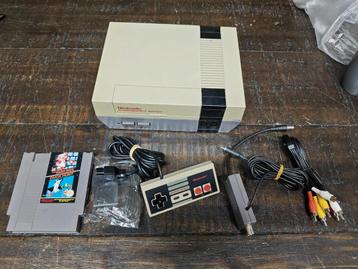 NES set + Super Mario bros / duck hunt beschikbaar voor biedingen
