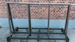 Te koop: Dubbelzijdige ijzeren glasbok, Ophalen, Zo goed als nieuw