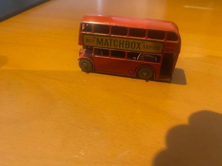 Lesney bus opschrift matchbox, Kinderen en Baby's, Speelgoed | Speelgoedvoertuigen, Gebruikt, Ophalen of Verzenden