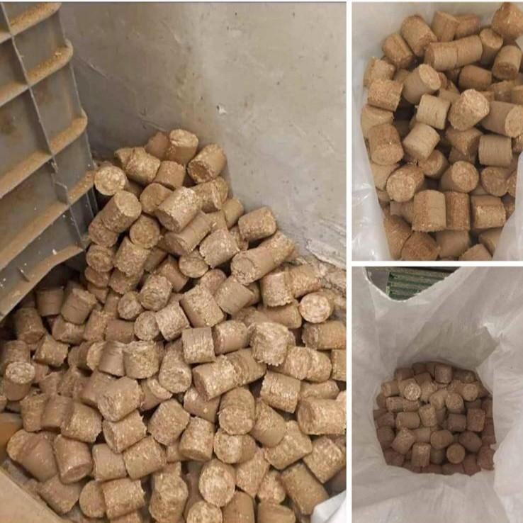 Geperste houtbriketten, van schoon hout., Minder dan 3 m³, Ophalen
