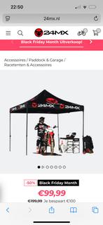 24MX Racetent / Paddocktent – Zo goed als nieuw!, Ophalen of Verzenden, Zo goed als nieuw, Minder dan 5 meter, Opvouwbaar