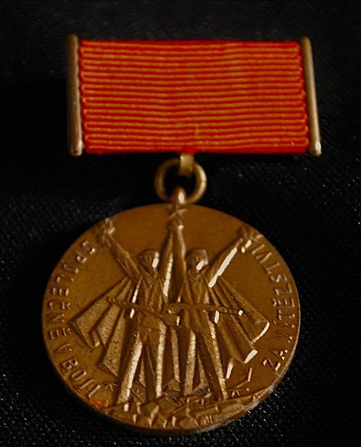 Medaille WW2 " Samen in de Strijd voor de Overwinning ", Antiek en Kunst, Curiosa en Brocante, Ophalen of Verzenden