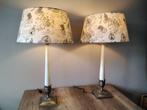 ZWARE LAMPEN MET ZEER STIJLVOLLE VOET, Ophalen of Verzenden, Zo goed als nieuw, Minder dan 50 cm